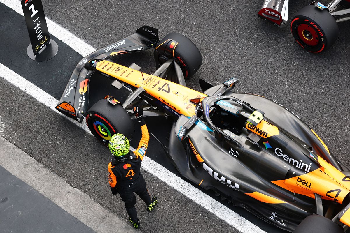 Norris z pole position, Verstappen zaskakująco daleko w kwalifikacjach do GP São Paulo