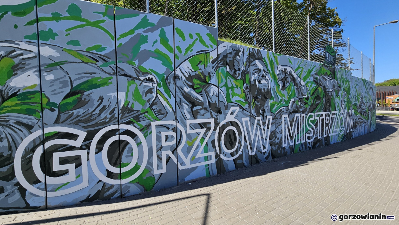 Gorzów Mistrzów. Nowy mural przy Słowiance już gotowy