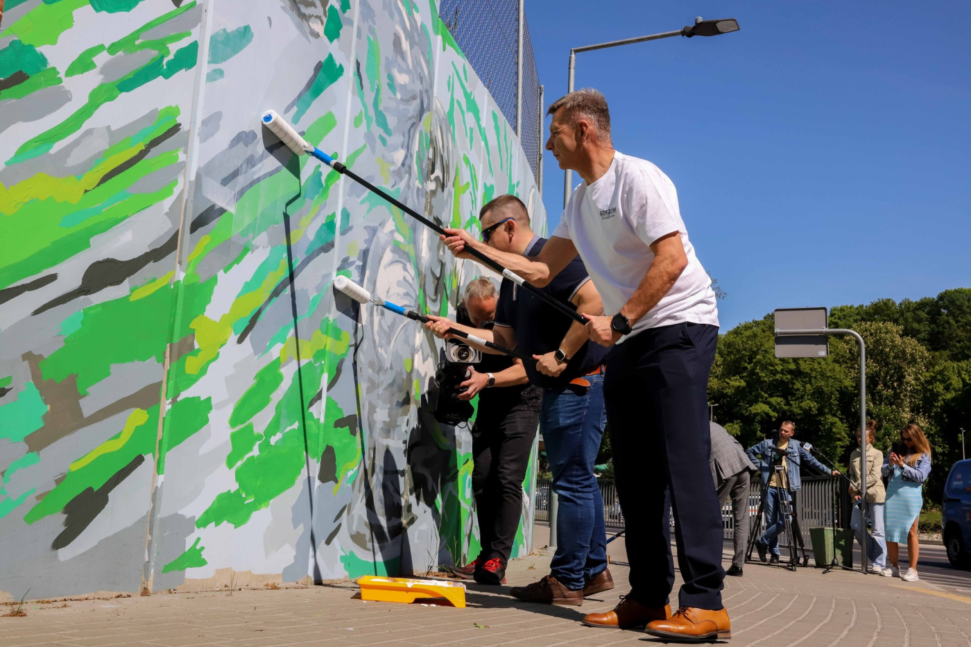Mural Gorzów Mistrzów pokryty powłoką antygraffiti