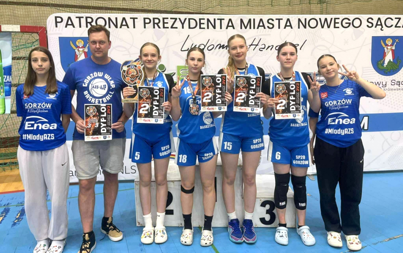 Młode koszykarki z Gorzowa wicemistrzyniami Polski