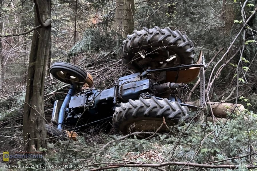 Tragiczny wypadek w Muchówce. Nie żyje 60-letni mężczyzna
