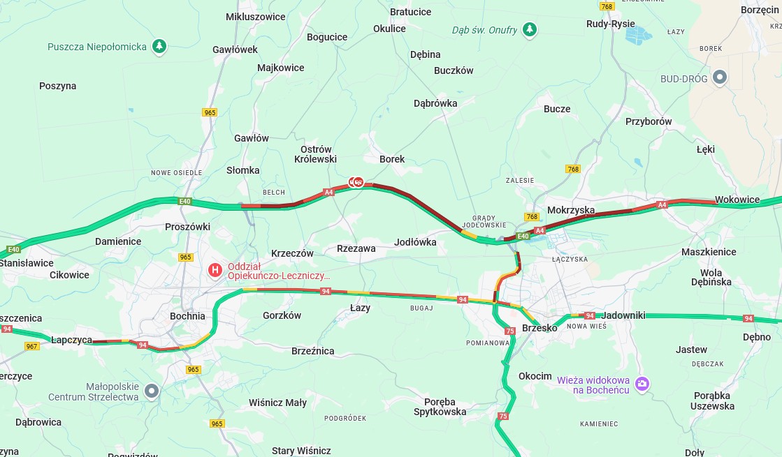 🔴 Tragiczny wypadek na A4. Nie żyje kierowca ciężarówki