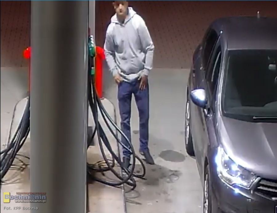 Gorzków: Policja szuka mężczyzny, który zatankował bez płacenia