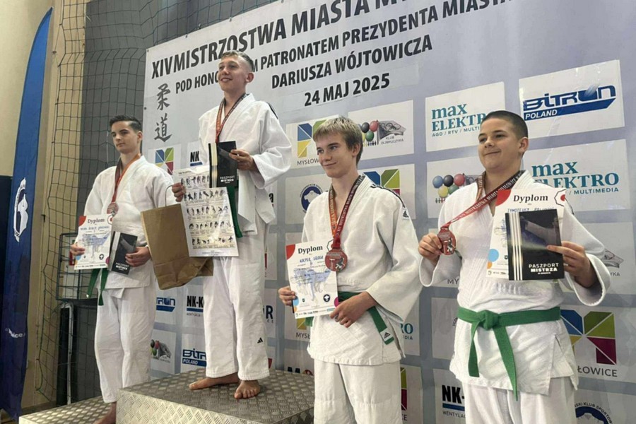 Judocy MOSiR Bochnia z medalami na zawodach w Mysłowicach i Wolbromiu