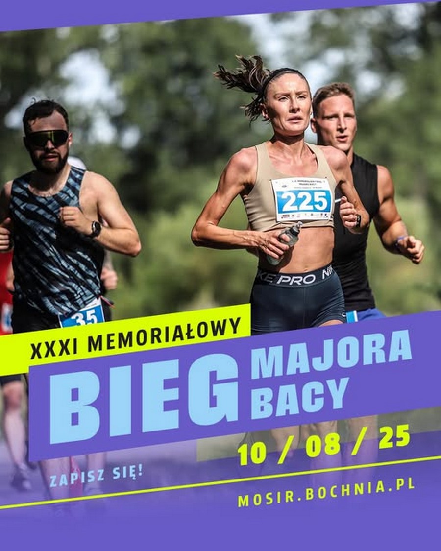 Bochnia. realizowane są zapisy na XXXI Memoriałowy Bieg Majora Bacy