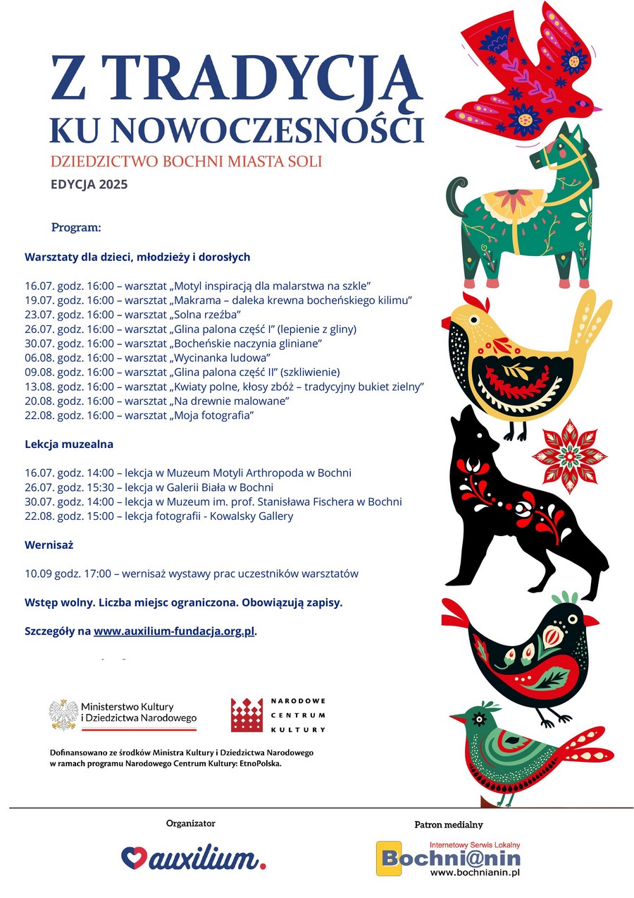 Fundacja Auxilium zaprasza na warsztaty „Wycinanka ludowa”