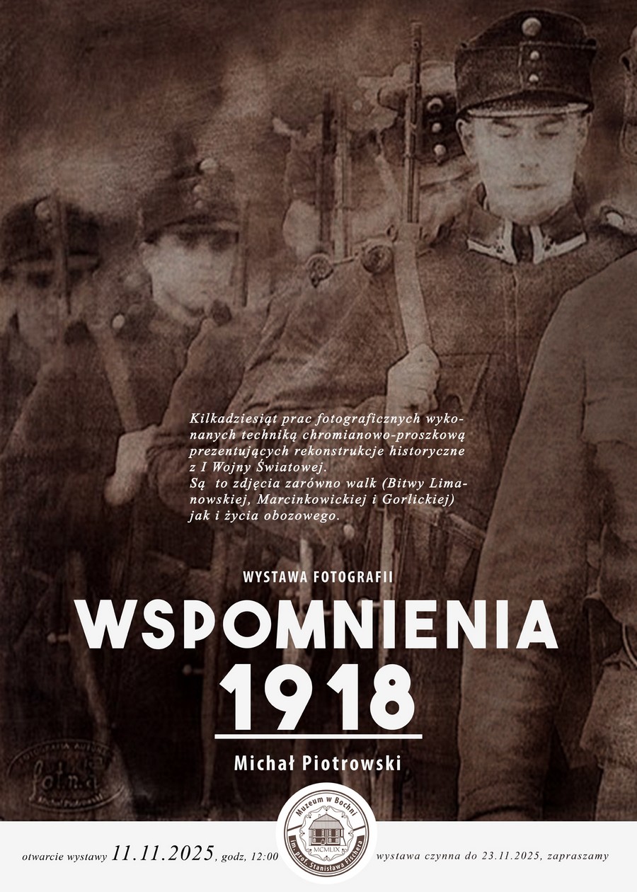 Muzeum w Bochni. We wtorek wernisaż „Wspomnienia 1918”