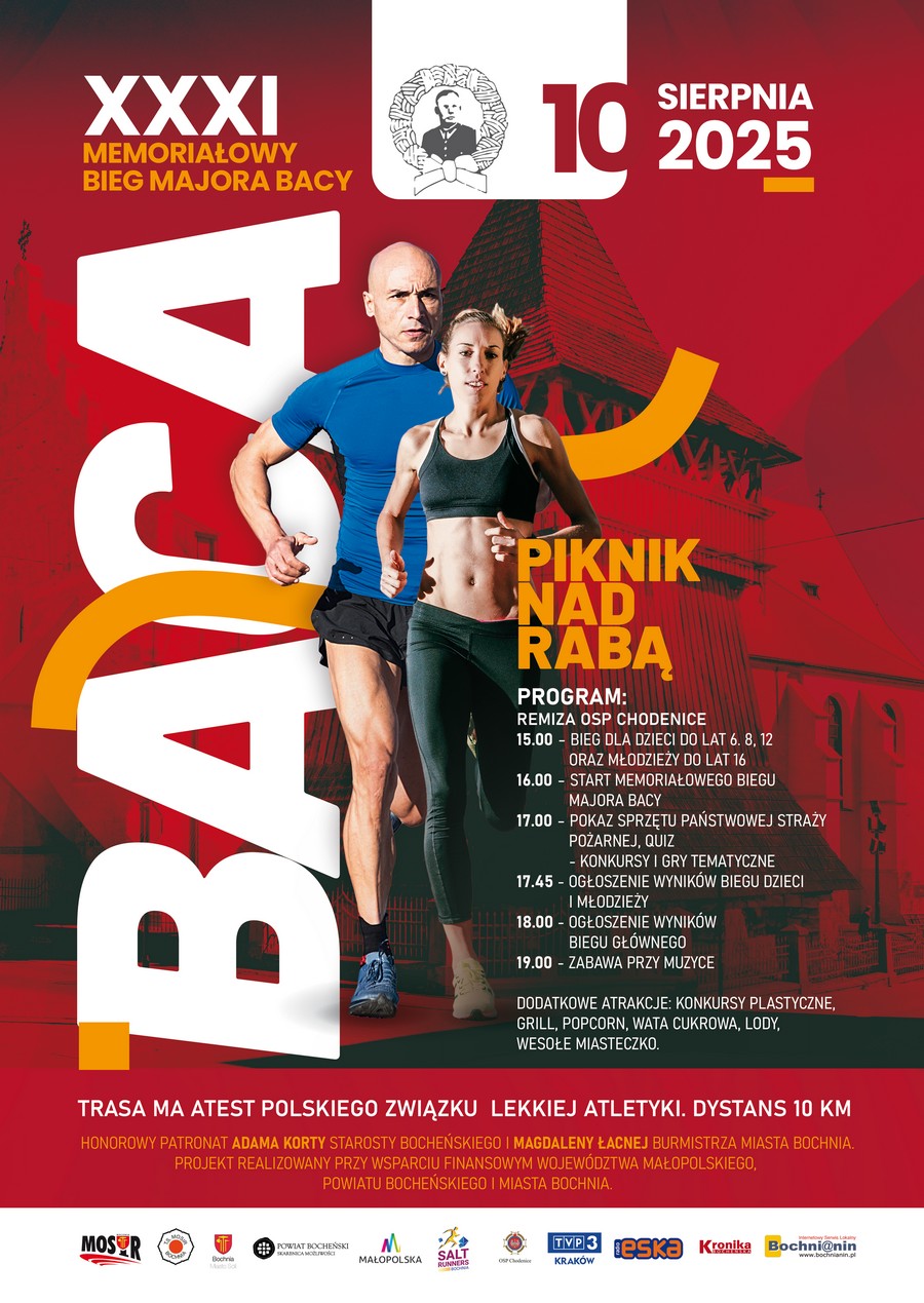 Bochnia. Utrudnienia w ruchu podczas XXXI Memoriałowego Biegu Majora Bacy