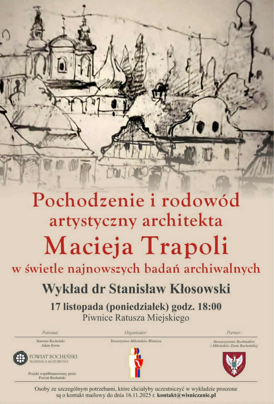 „Wiśnicz jakiego nie znamy”. W poniedziałek wykład o Macieju Trapoli