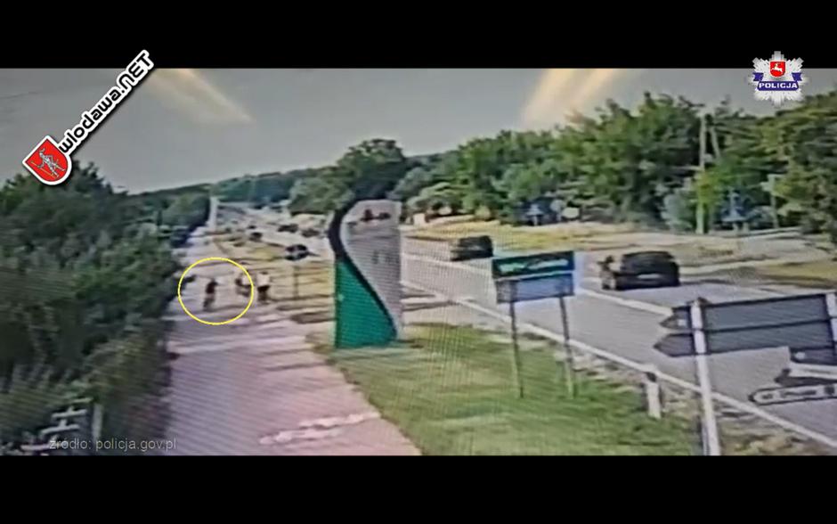 Włodawa na sygnale: 13-letni cyklista z Włodawy pędząc na rowerze w Susznie wjechał pod samochodu /wideo/
