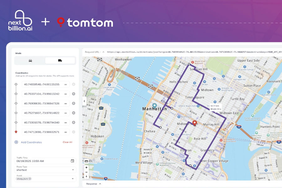 NextBillion.ai wybiera TomTom