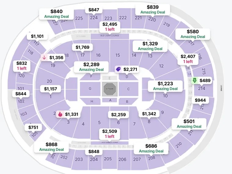 Ile kosztują bilety na UFC 317: Topuria vs. Oliveira? Daniel Yanofsky