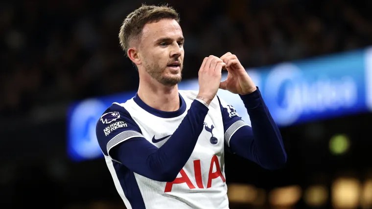James Maddison uderza w Roy Keane z zabawną odpowiedzią, gdy Tottenham podnosił trofeum Europa League