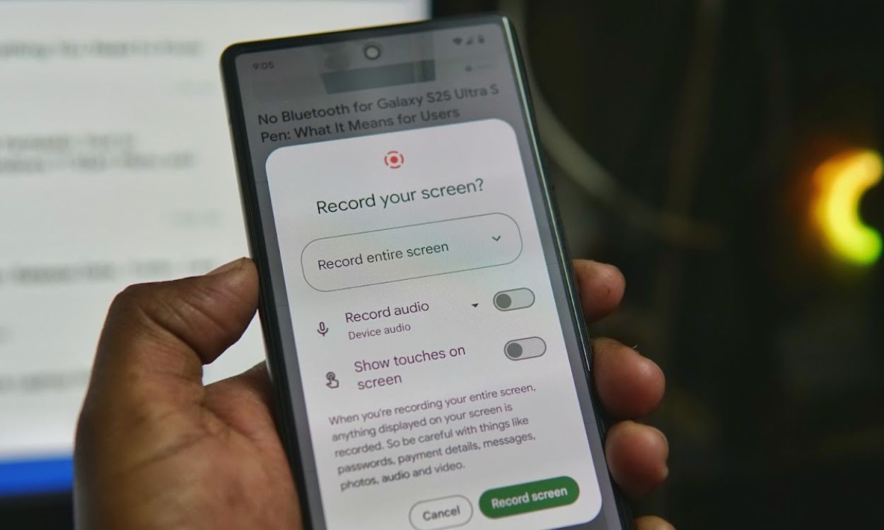 Jak nagrywać ekran w telefonie Google Pixel