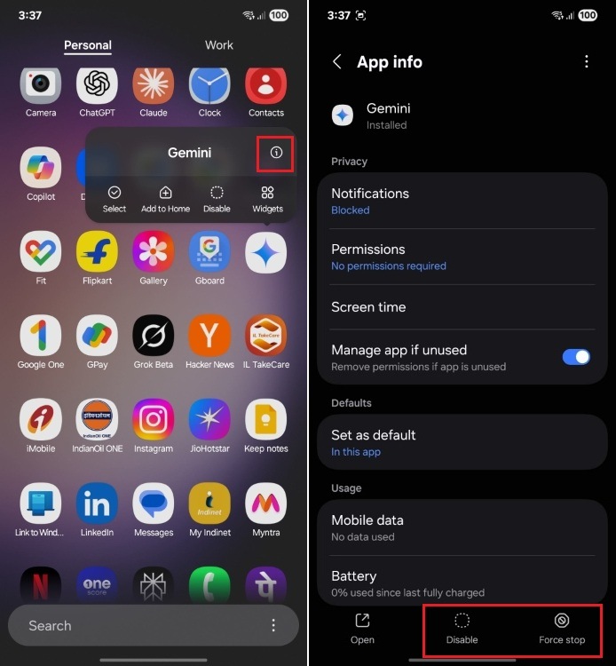 Jak wyłączyć Gemini na telefonach z Androidem