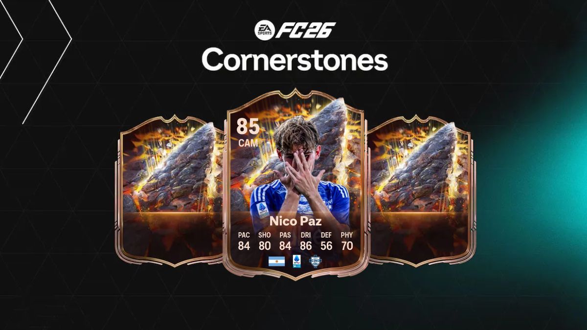 EA FC 26 Nico Paz Cornerstones SBC: Cost, solutions and more