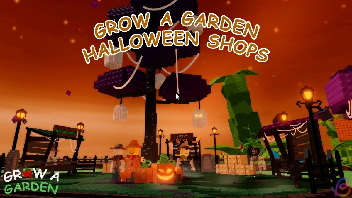 Wszystkie sklepy związane z Halloween i przedmioty, które można kupić w Grow a Garden