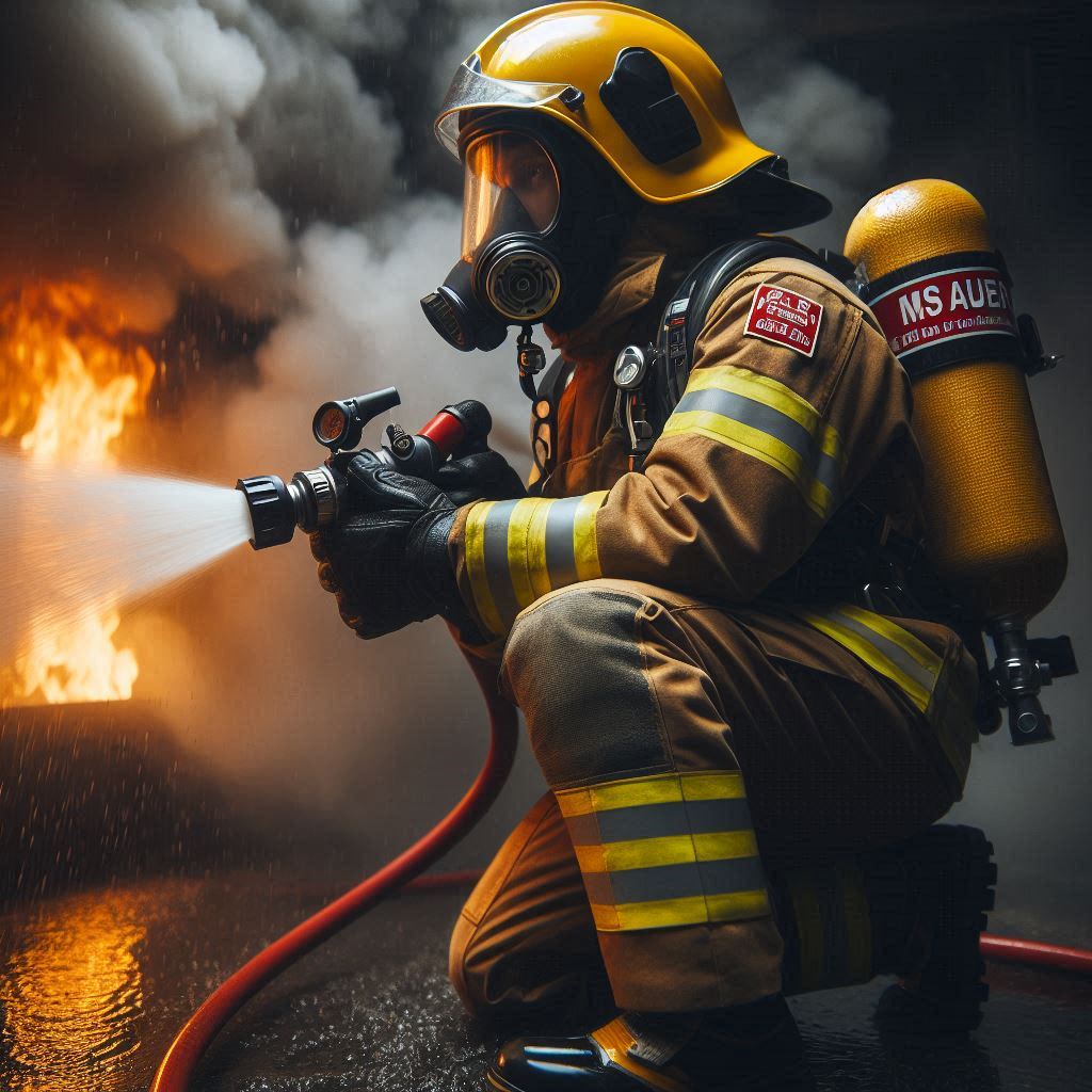 Pożar przy ul. Grunwaldzkiej w Świnoujściu. Ogień pochłonął budynek gospodarczy w środku nocy