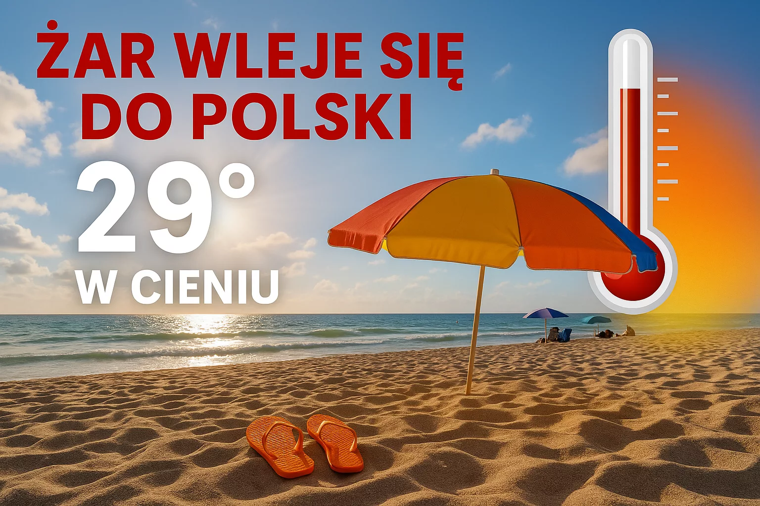 Żar wleje się do Polski – choćby 29 stopni w cieniu!