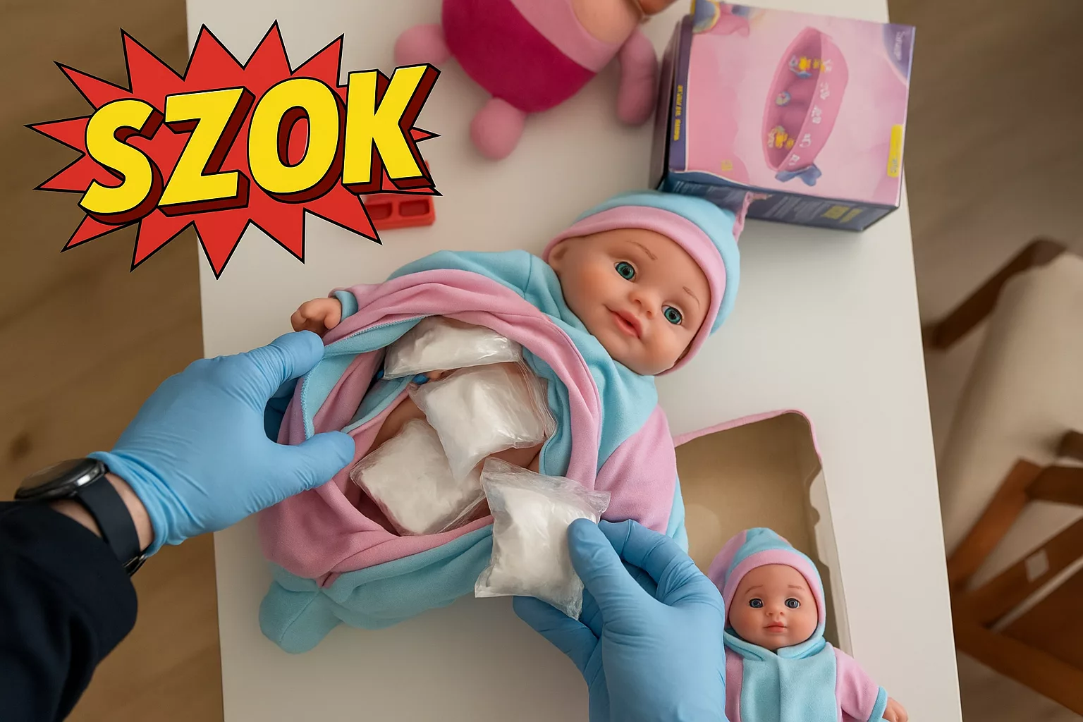 SZOK w Szczecinie! Prawie kilogram mefedronu ukryty w dziecięcych lalkach – policja rozbija gang! – Film