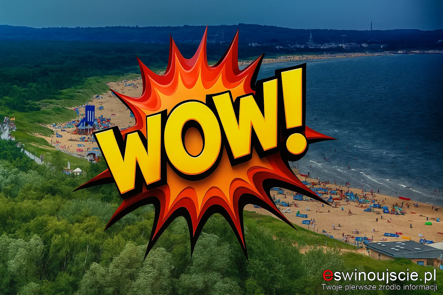 35°C w cieniu! Świnoujście dziś jak Hiszpania LATO wybuchło nagle w środku czerwca!