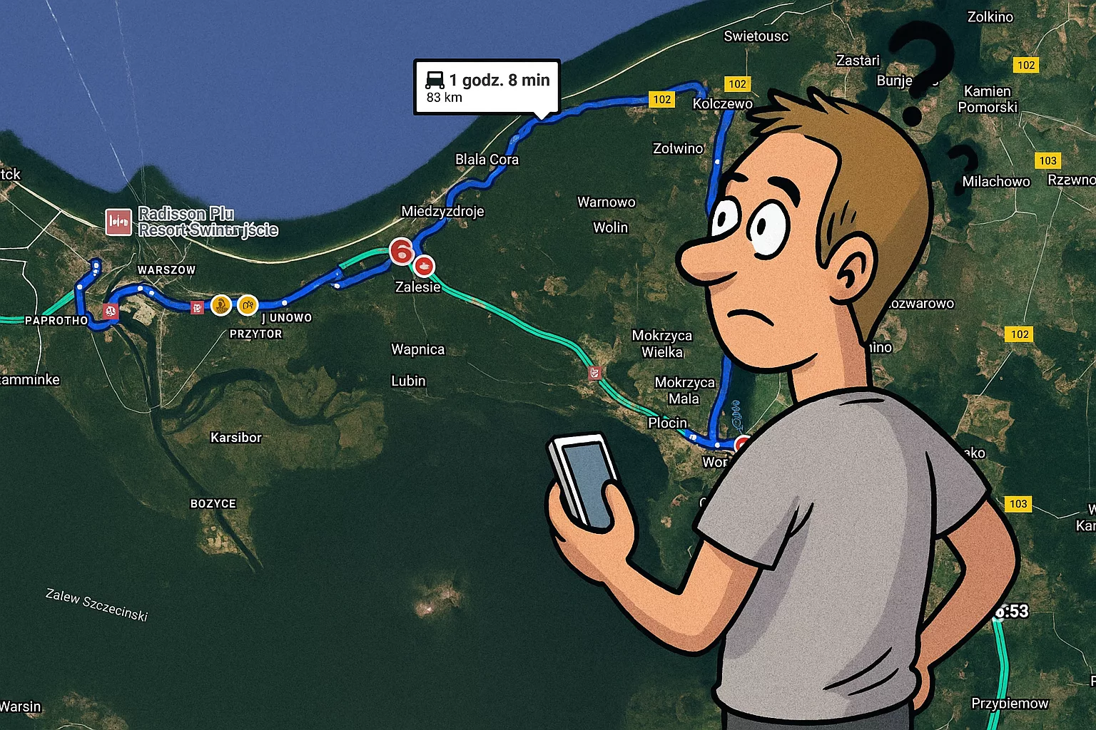 Jedziesz do Świnoujścia uważaj Nawigacja kłamie? S3 Świnoujście–Troszyn w pełni przejezdna