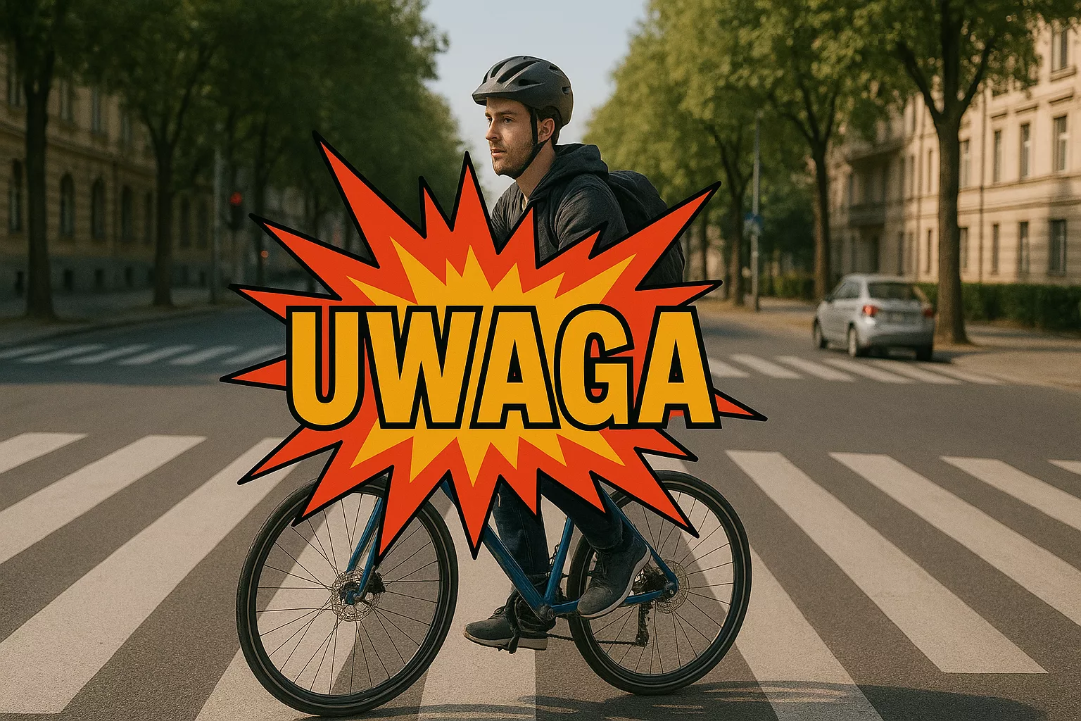 Uwaga! Zbliżasz się do przejazdu rowerowego? Jeszcze nie masz pierwszeństwa!