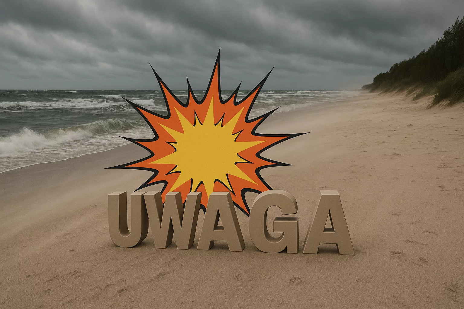 UWAGA! Silny wiatr i burze nad woj. zachodniopomorskim – IMGW ostrzega 14 powiatów. Sprawdź, gdzie może być niebezpiecznie!