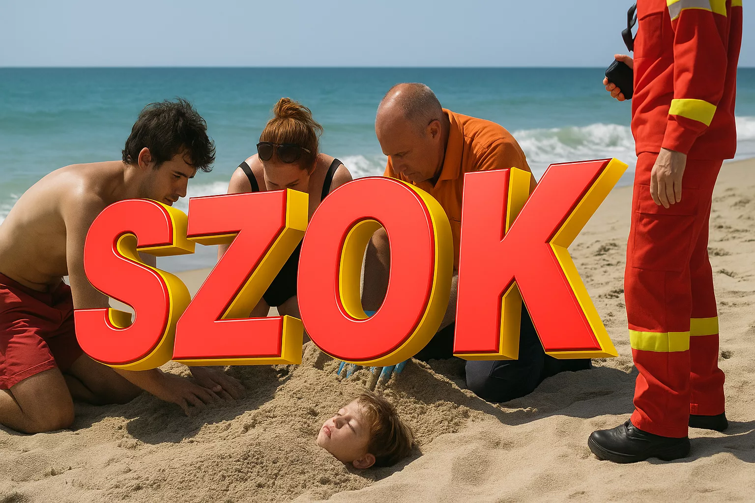 Tragedia na plaży: Dziecko zginęło przysypane piaskiem – apel do rodziców o czujność i odpowiedzialność