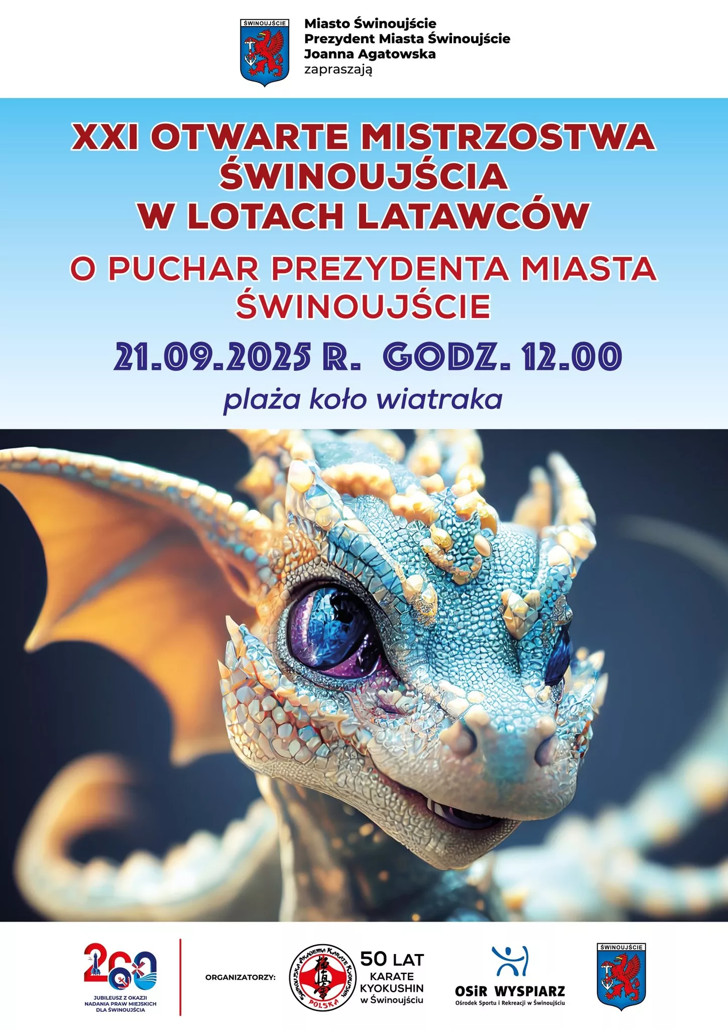 Świnoujście: Kolorowe niebo nad plażą – XXI Otwarte Mistrzostwa w Lotach Latawców już 21 września