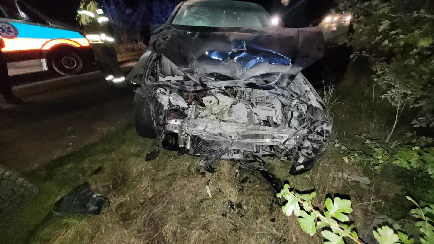 Groźny wypadek. Na miejscu straż, policja i pogotowie
