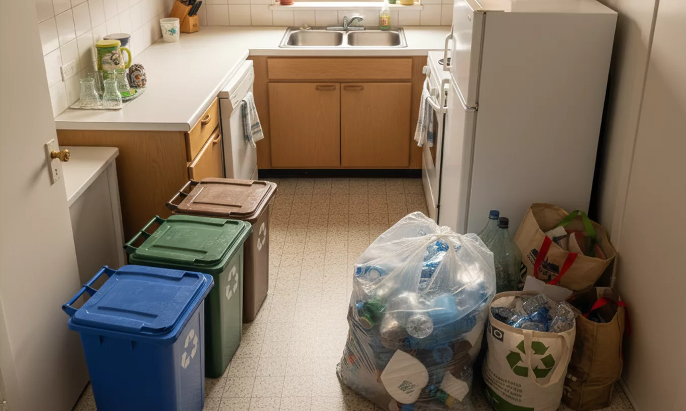 Segregacja śmieci zabiera nam metry w mieszkaniach. Gdzie mamy to wszystko trzymać?