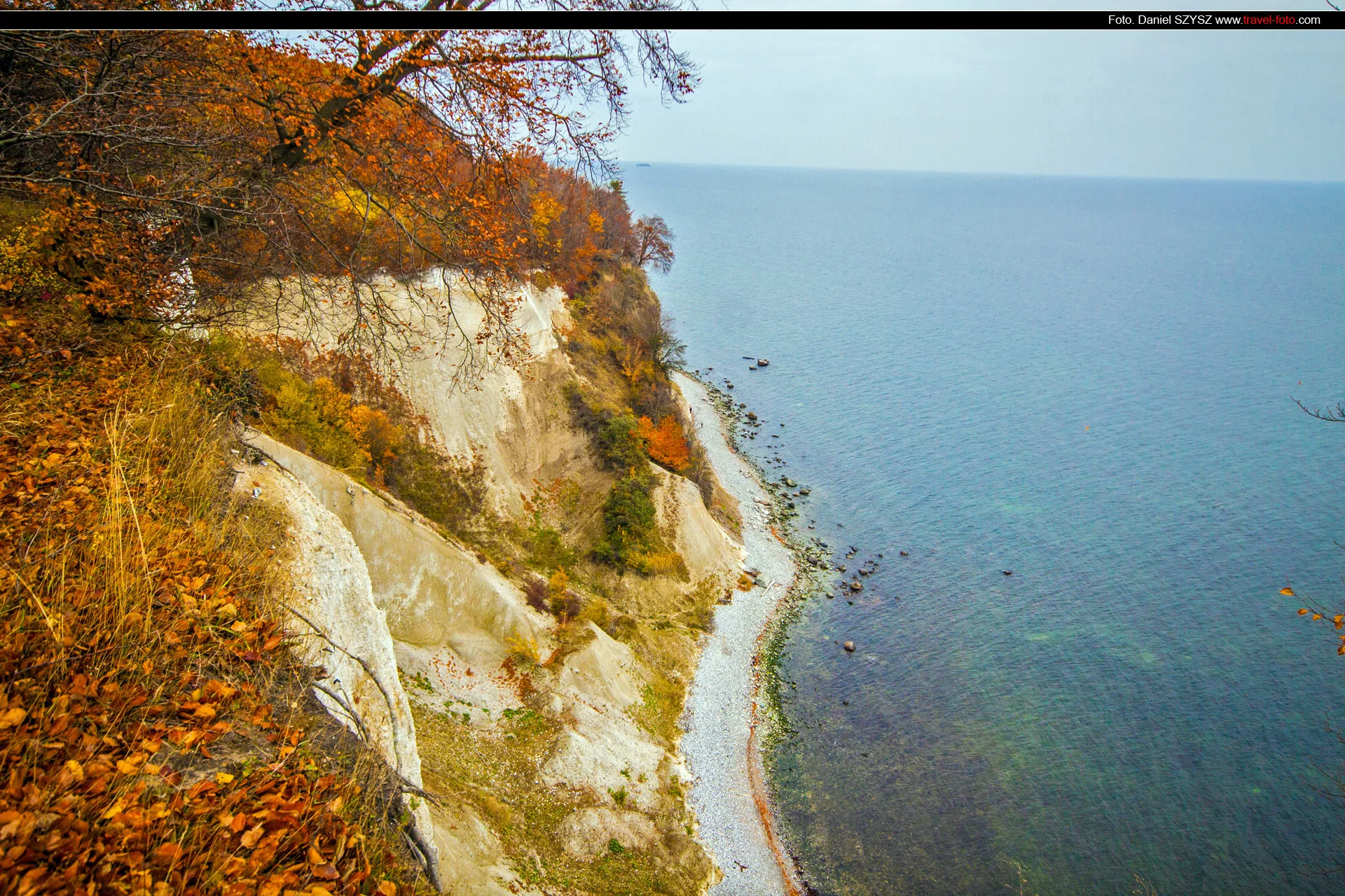 Jesień na klifach Rugii