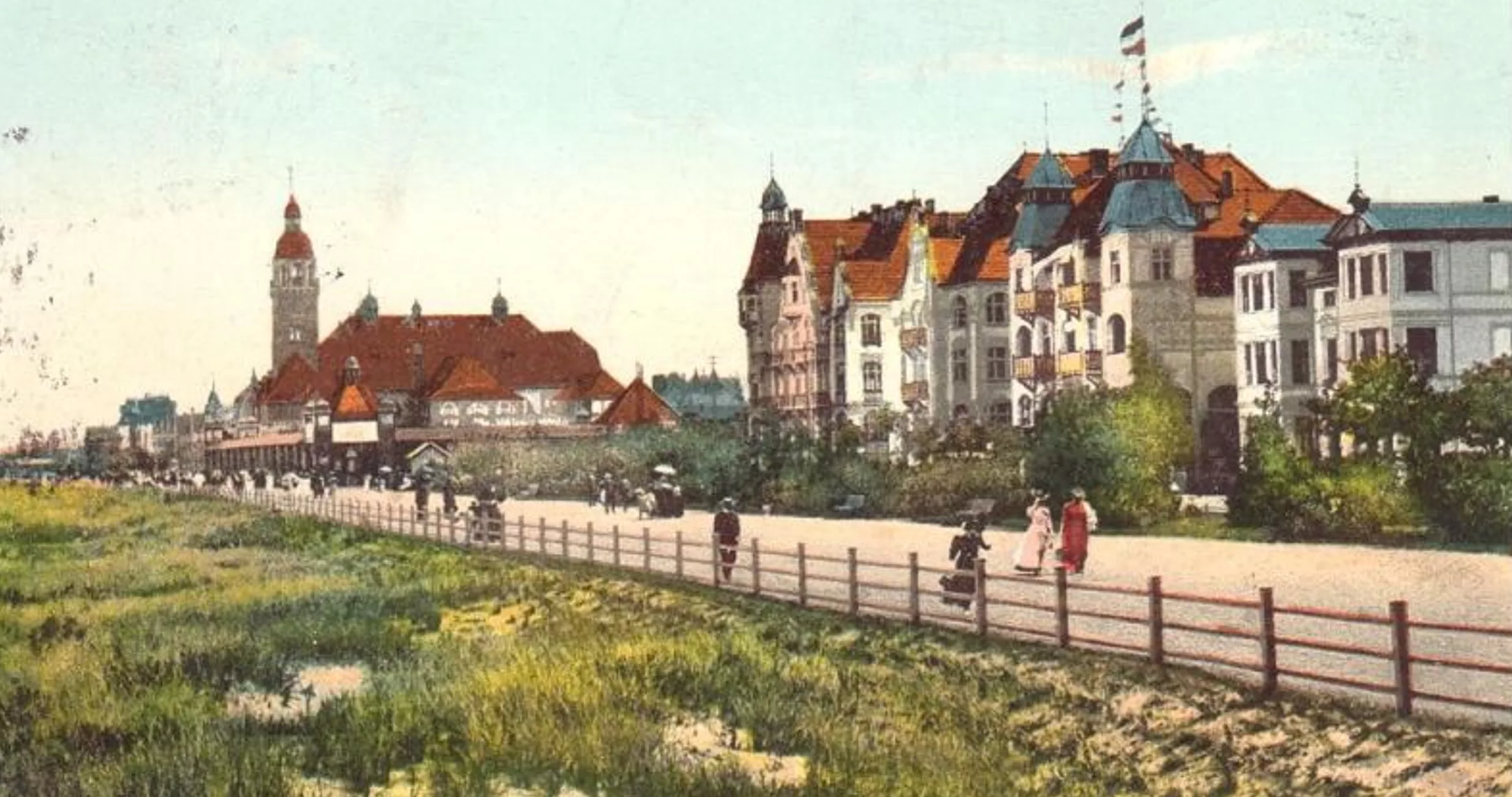 Przedwojenna promenada w Świnoujściu – perła elegancji i wspomnień dawnych czasów