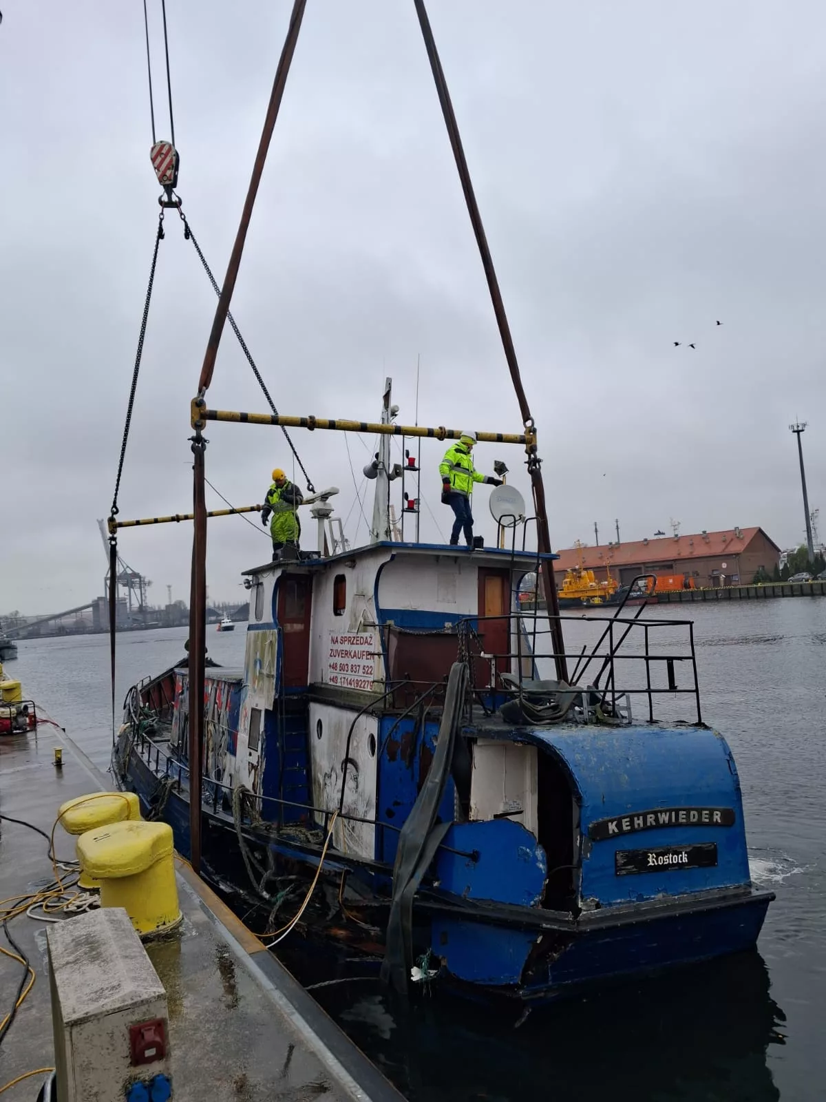 Wstrząsające odkrycie w Świnoujściu. Kuter KEHRWIEDER najpewniej zatopiono celowo