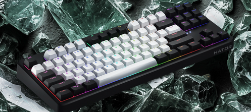 Test klawiatury mechanicznej Hator Rockfall 3 TKL Wireless - Bezprzewodowa łączność, nakładki PBT, wytłumienie i hot-swap