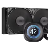 Corsair Nautilus RS LCD to cichy system chłodzenia z ekranem IPS kompatybilny z Intel LGA 1851/1700 i AMD AM4/5