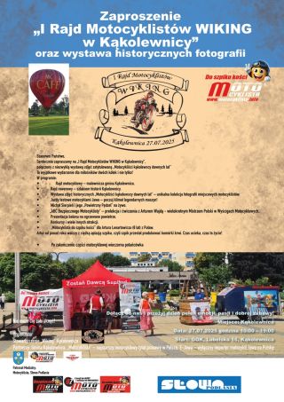 Kąkolewnica na dwóch kołach – I Rajd Motocyklistów WIKING już dzisiaj