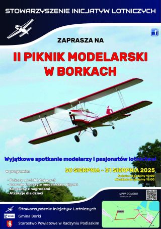 II Piknik Modelarski w Borkach – święto pasjonatów lotnictwa i dobrej zabawy