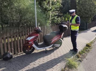 Włączając się do ruchu potrąciła motocyklistkę