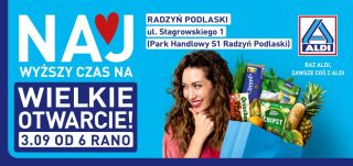 Pierwsze ALDI w Radzyniu – na klientów czekają atrakcyjne promocje i degustacje