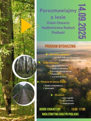 Chcesz zobaczyć, jak wygląda codzienna praca leśników? Przyjdź i odkryj las na nowo!