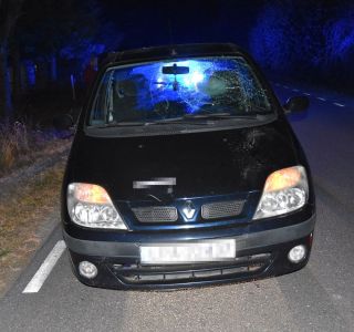 Potrącenie pijanego rowerzysty