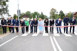 Uroczyste otwarcie kluczowego odcinka drogi powiatowej Lisiowólka - Ostrówki