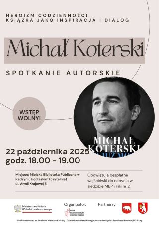 Spotkanie autorskie z Michałem Koterskim w Radzyniu
