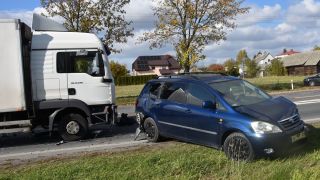 Zderzenie czterech samochodów w Radzyniu Podlaskim