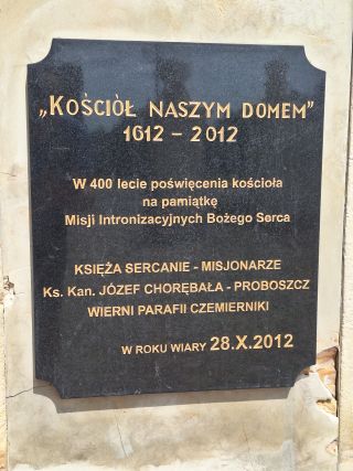 Znak czterech wieków wiary w Czemiernikach