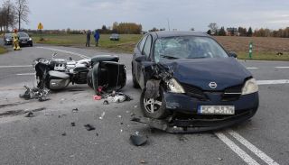 Skręcając w lewo doprowadził do wypadku