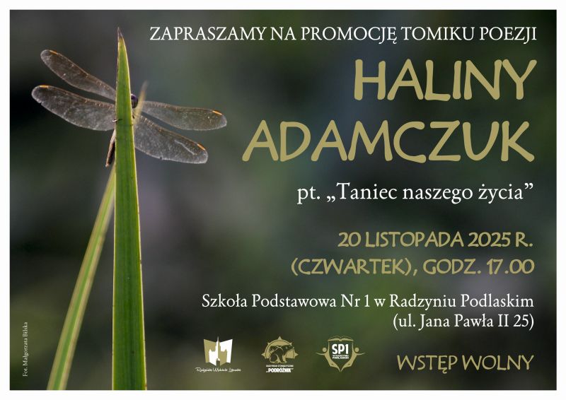 Taniec słów i emocji – wieczór poezji Haliny Adamczuk w Radzyniu