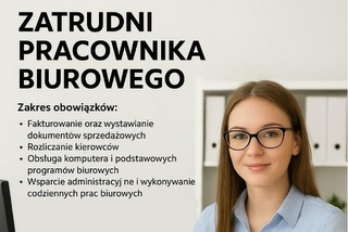 PKS w Radzyniu Podlaskim poszukuje pracownika biurowego